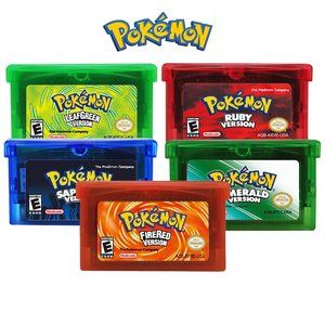 Pokemon Emerald, Ruby, Sapphire, Fire Red & Leaf Green